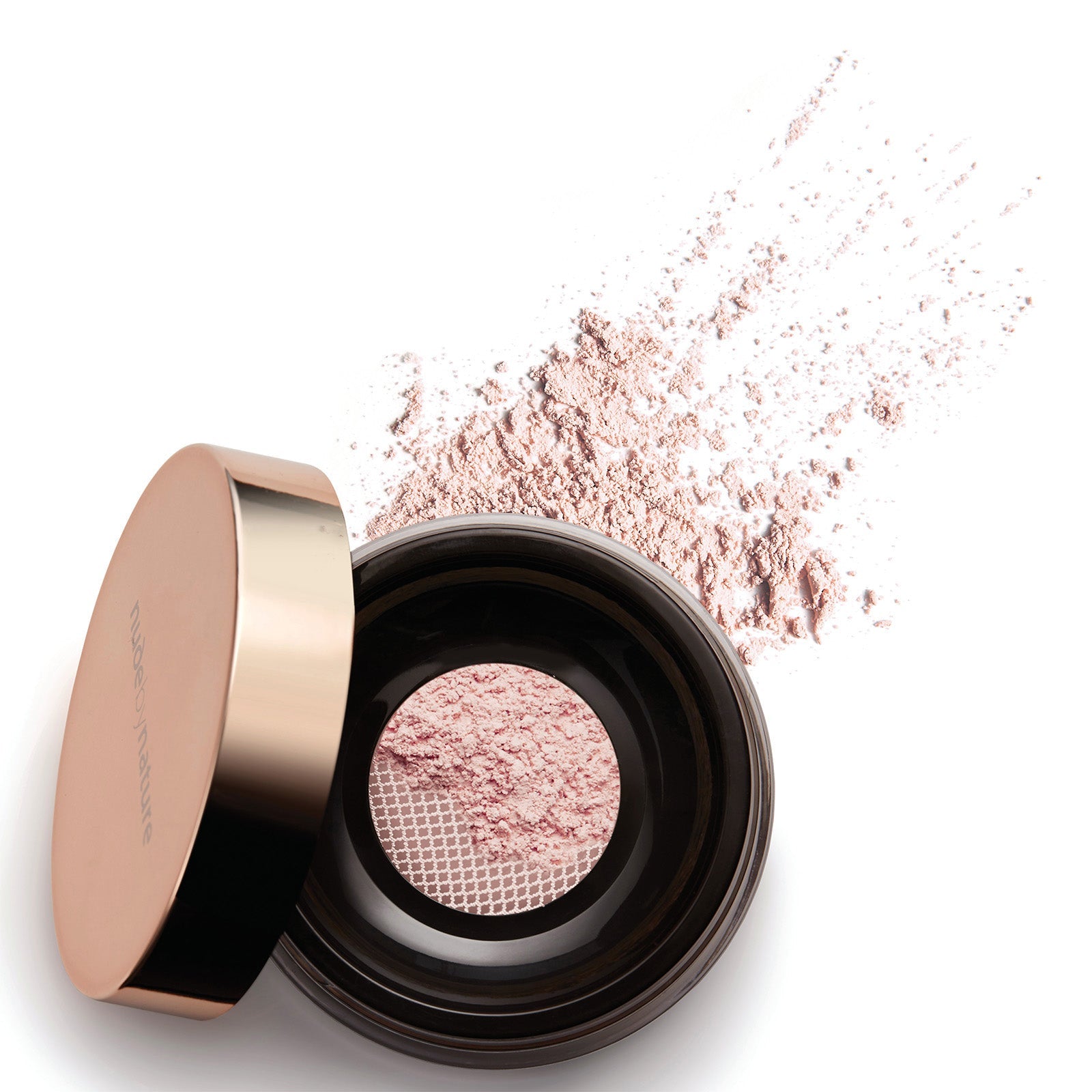 nude by nature Soft Pink nude by nature Translucent Loose Finishing Powder 10g (Various Shades) Cosmetics