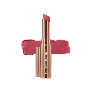 nude by nature 07 Red Blossom Nude by Nature Creamy Matte Lipstick 2.75g Lipsticks
