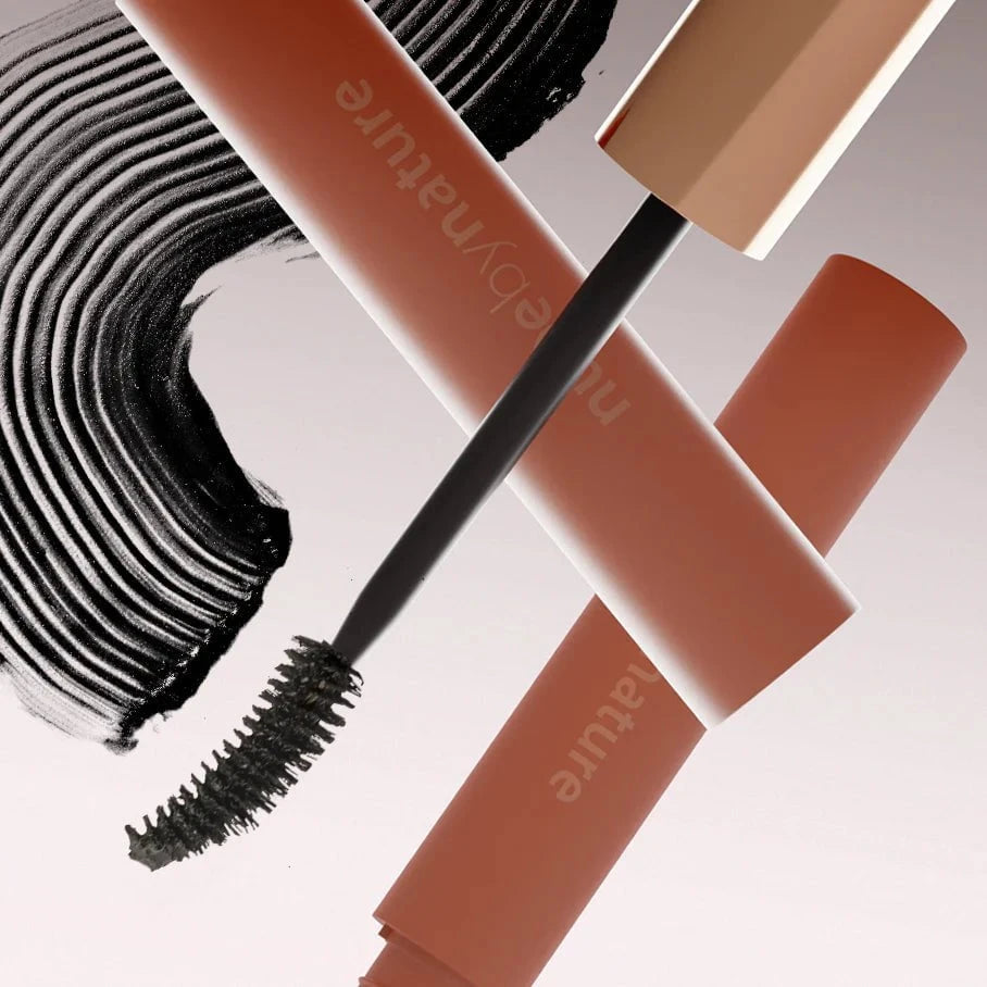 nude by nature 01 Black Nude by Nature Lift and Curl Serum Mascara 11ml Mascaras