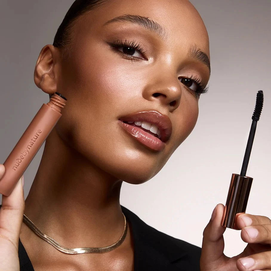 nude by nature 01 Black Nude by Nature Lift and Curl Serum Mascara 11ml Mascaras