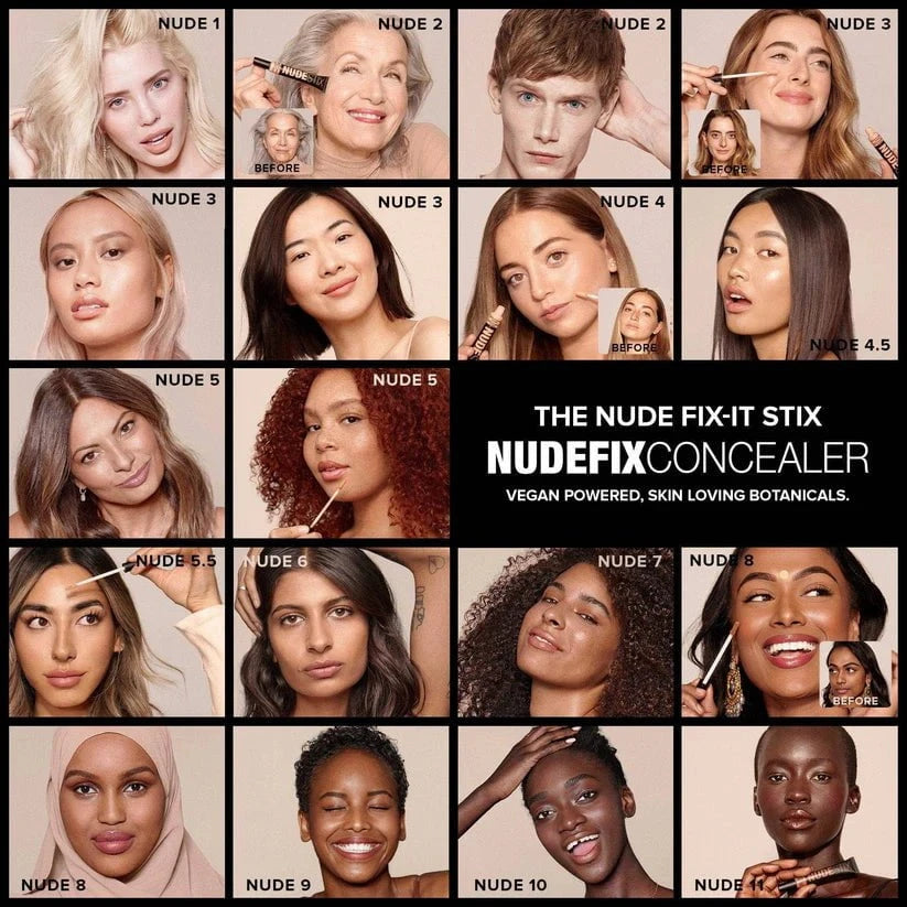 NUDESTIX NUDESTIX Travel Nudefix Concealer 3ml (Various Shades) Cosmetics