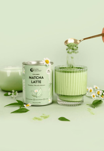 Nutra Naturals Nutra Naturals Collagen Strawberry Matcha Latte 100g Wellness