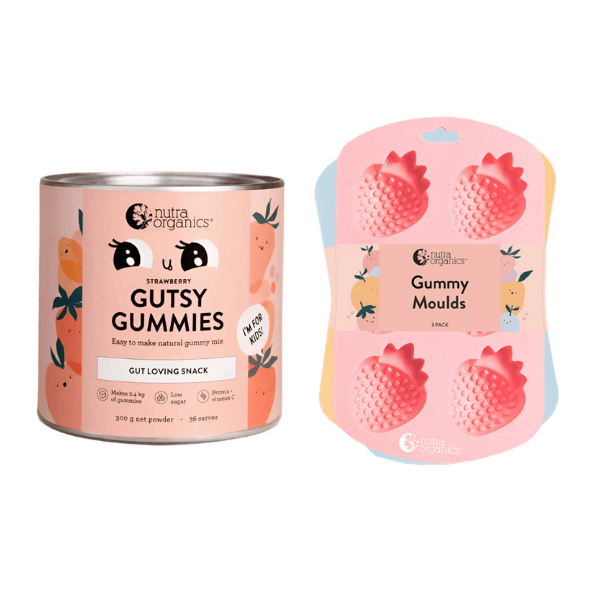 Nutra Naturals Strawberry / 300g Nutra Naturals Glorious Gummies & Mould Bundle Wellness
