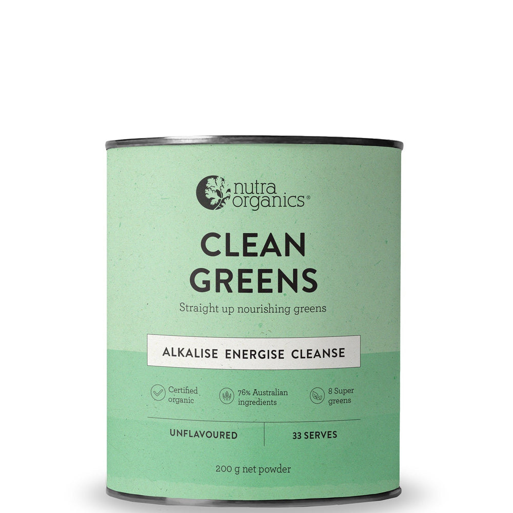 Nutra Organics Nutra Organics Clean Greens 200g Body Care