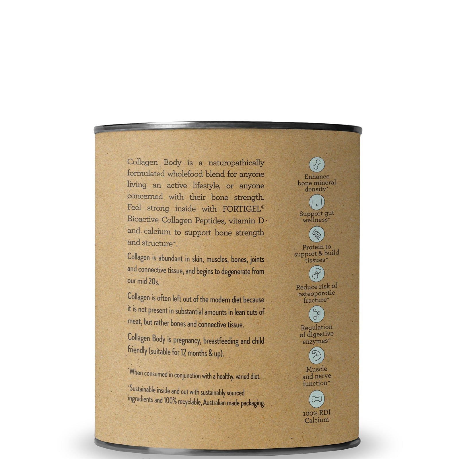 Nutra Organics Nutra Organics Collagen Body - Unflavoured 225g Body Care