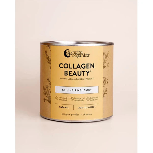 Nutra Organics Caramel / 225g Nutra Organics Collagen Beauty Collagen Powder