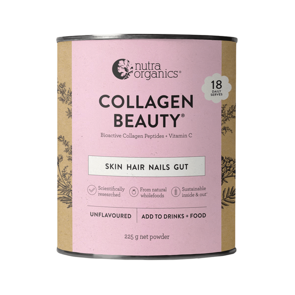 Nutra Organics Unflavoured / 225g Nutra Organics Collagen Beauty Collagen Powder