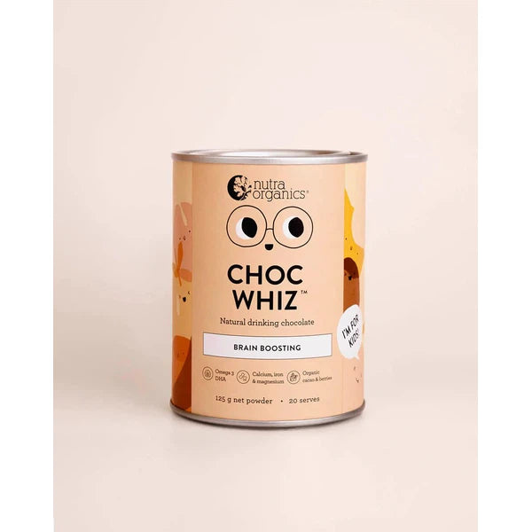 Nutra Organics 125g Nutra Organics Choc Whiz supplements