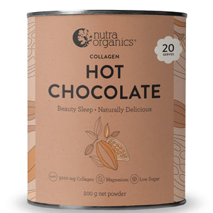 Nutra Organics Nutra Organics Collagen Hot Chocolate Powder 200g Wellness