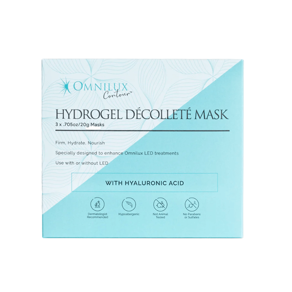 Omnilux Omnilux Hydrogel Décolleté Mask (3 pack) Facial Masks
