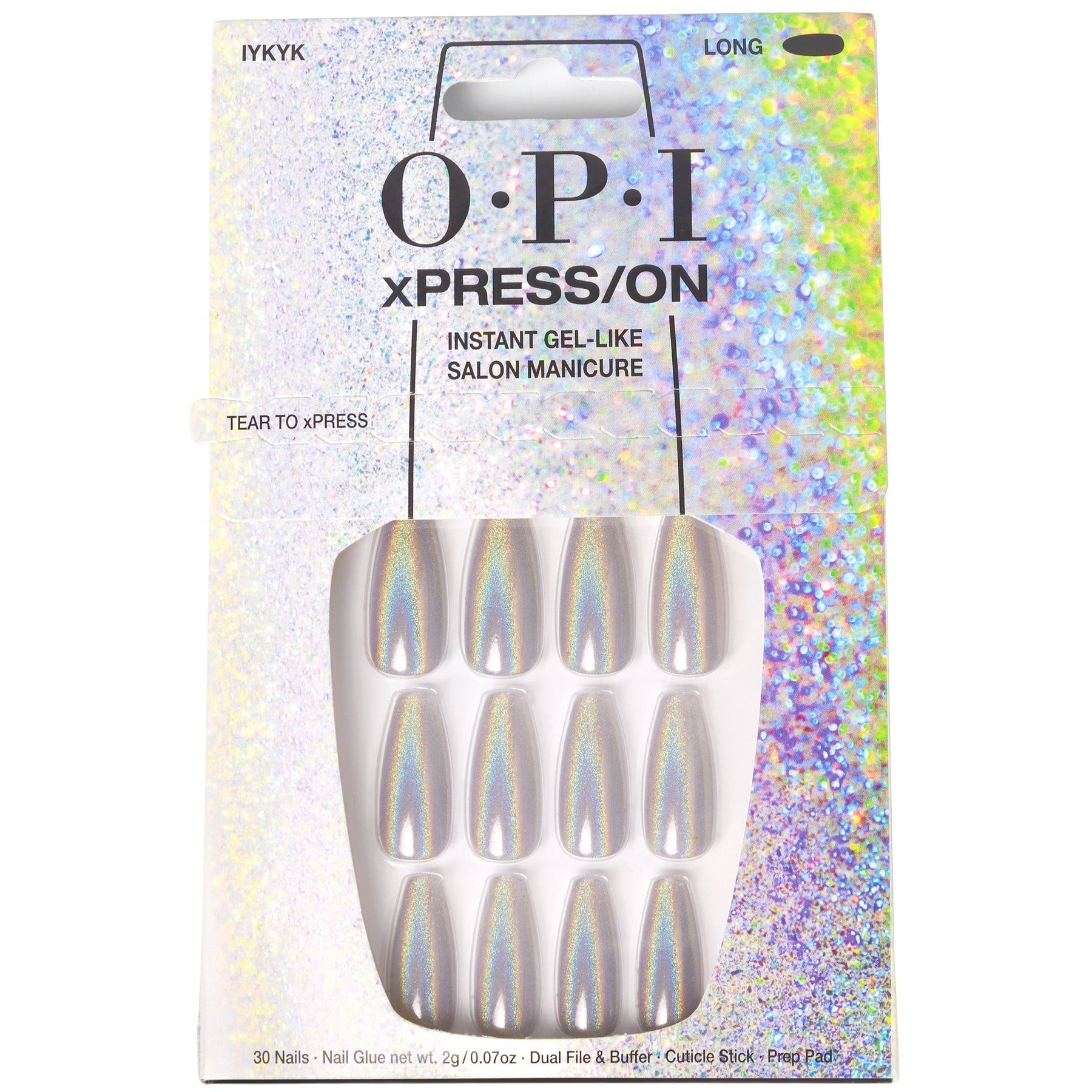 OPI OPI xPRESS/ON - IYKYK Press On Nails Gel-Like Salon Manicure Nail Care