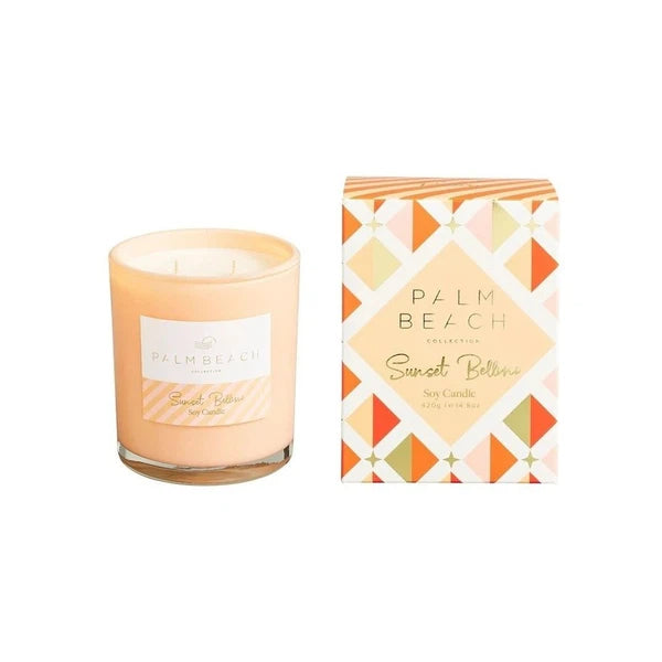 Palm Beach Collection Palm Beach Collection Sunset Bellini Candle 420g - Limited Edition Candles