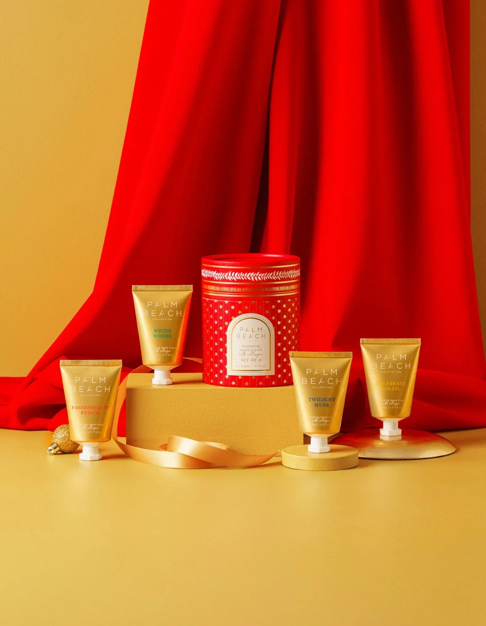 Palm Beach Collection Palm Beach Collection Hydrating Hand Cream Collection 4x50ml Gift Sets [Health and Beauty]