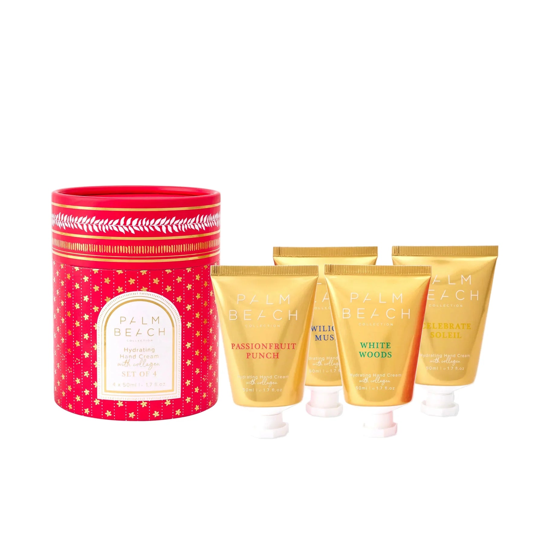 Palm Beach Collection Palm Beach Collection Hydrating Hand Cream Collection 4x50ml Gift Sets [Health and Beauty]