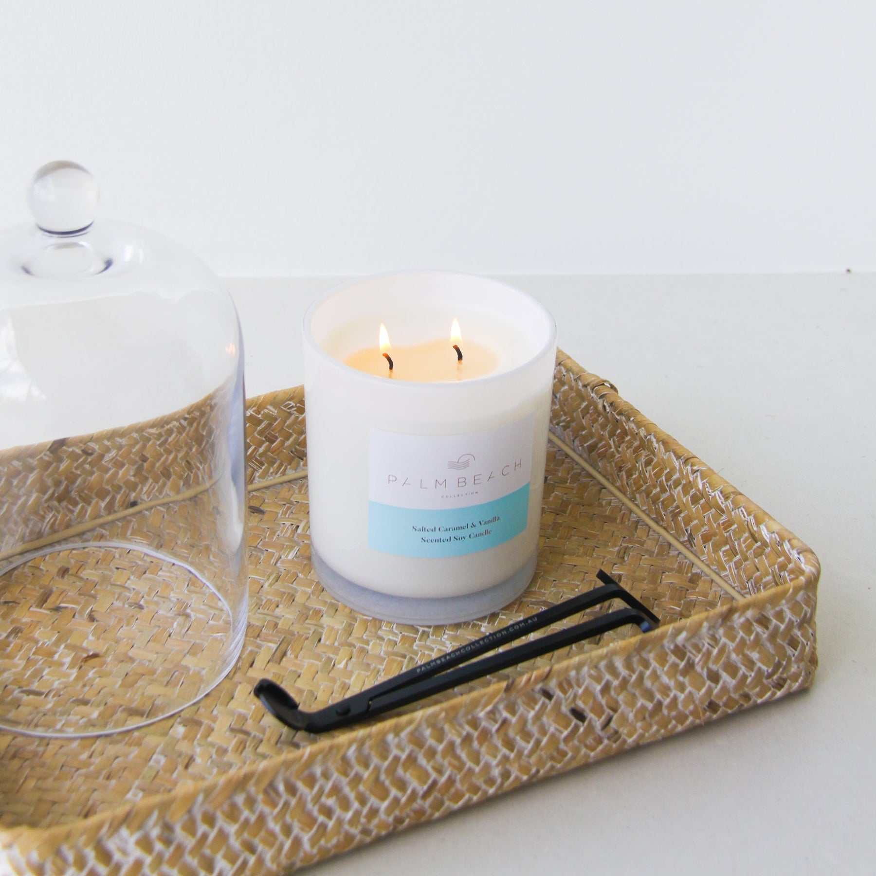 Palm Beach Palm Beach Collection Salted Caramel & Vanilla 420g Standard Candle Fragrance