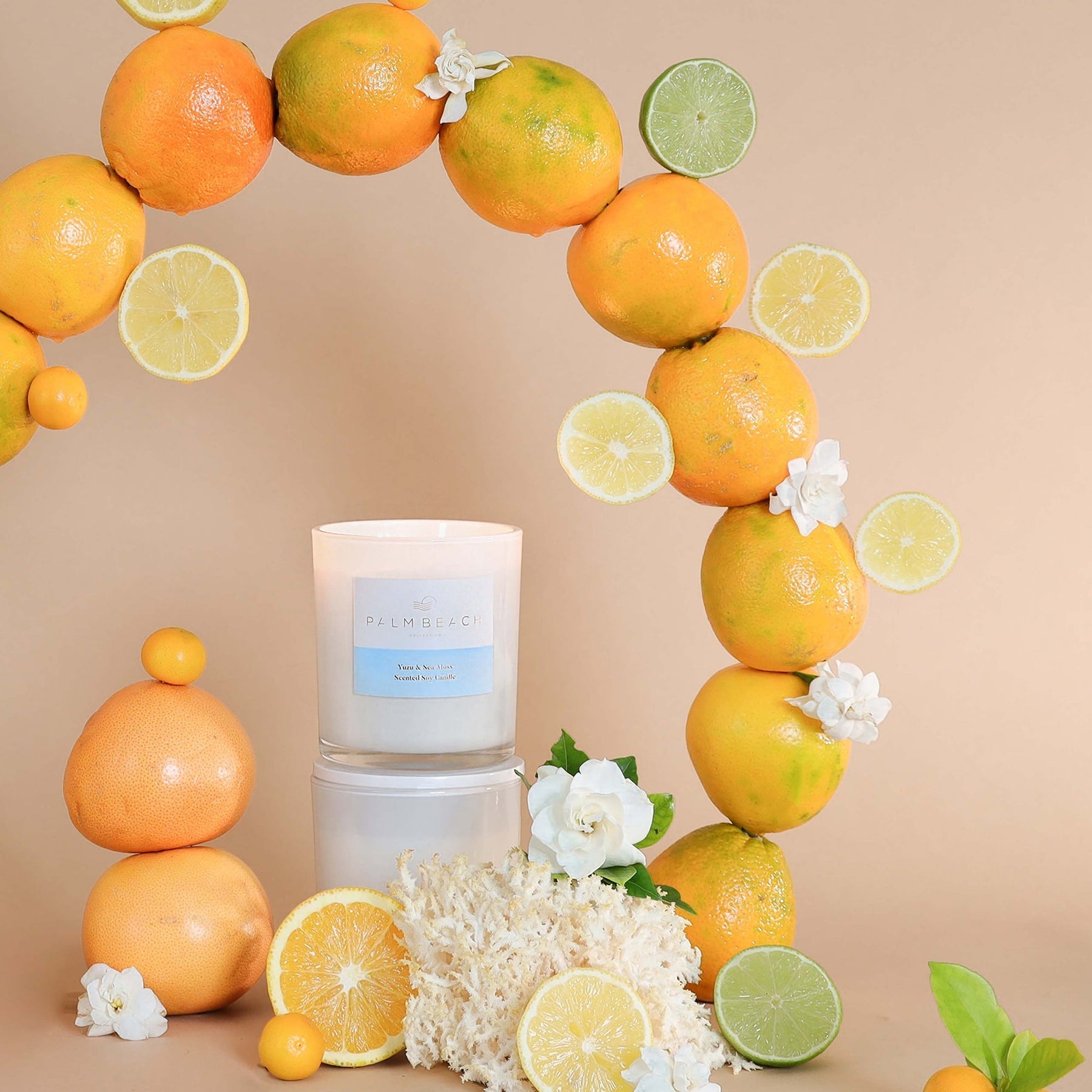 Palm Beach Palm Beach Collection Yuzu & Sea Moss Standard Candle 420g Fragrance