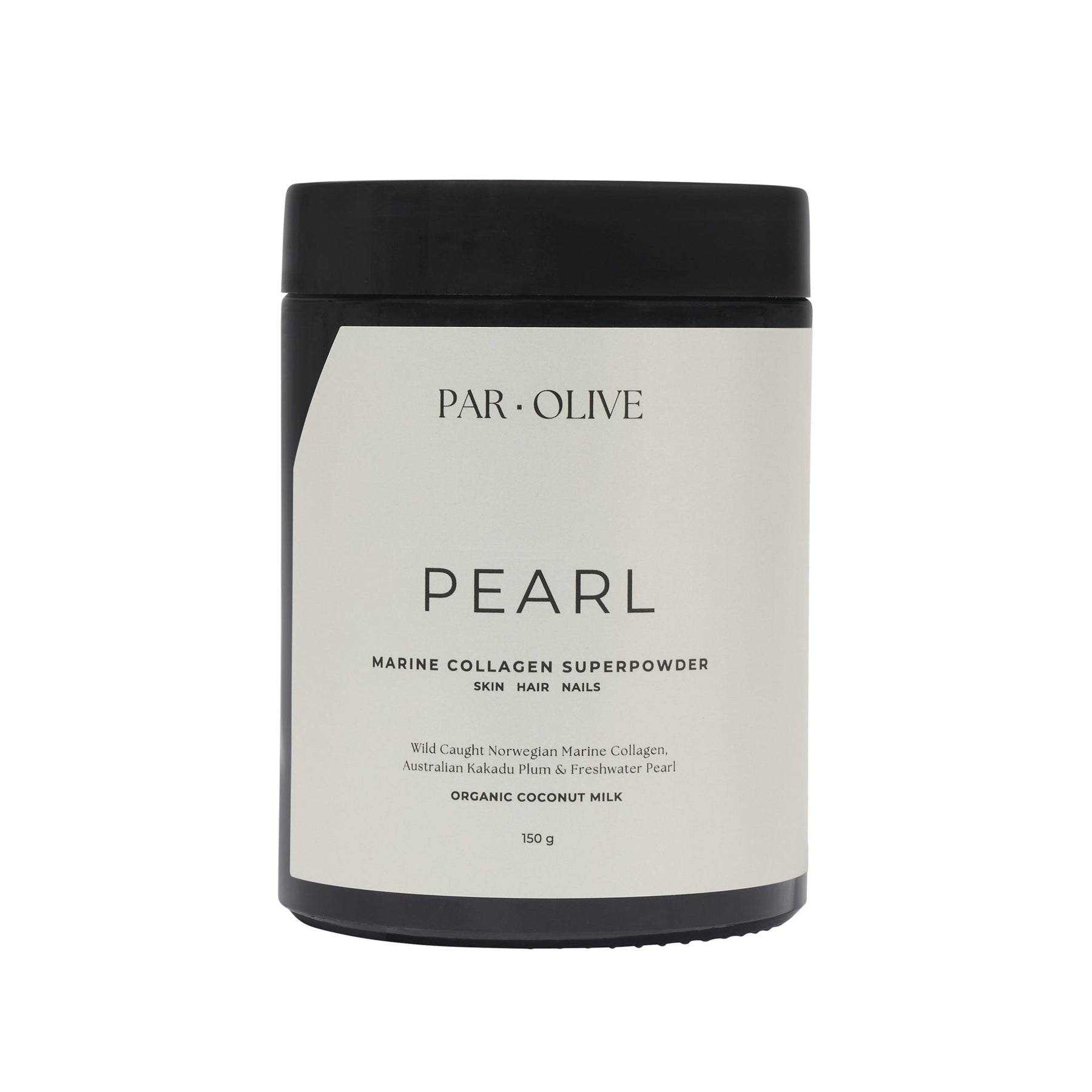 Par Olive Par Olive PEARL Marine Collagen Superpowder - Organic Coconut - 150g Collagen Powder