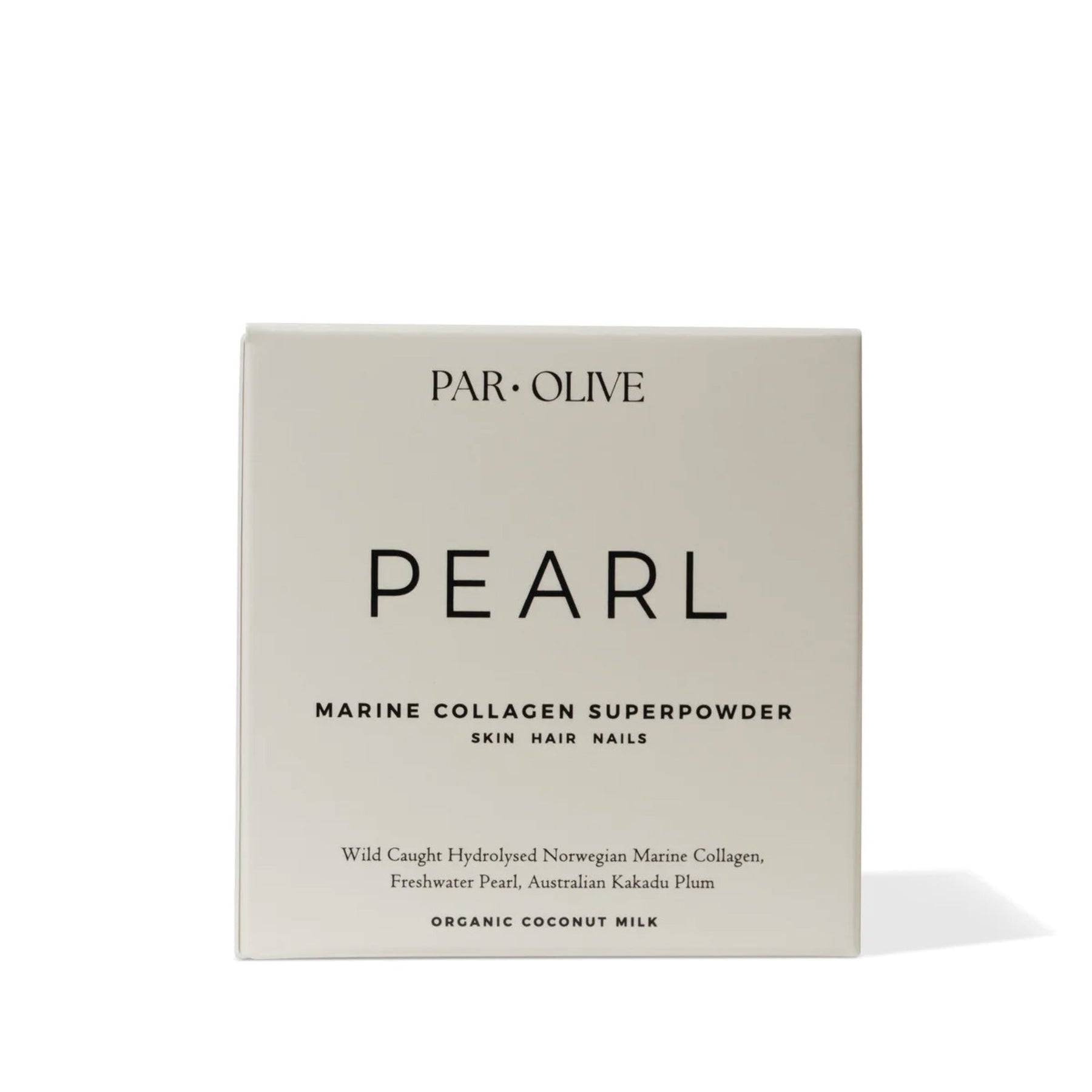 Par Olive Par Olive PEARL Marine Collagen Superpowder Travel Set - Organic Coconut 14x5g Collagen Powder