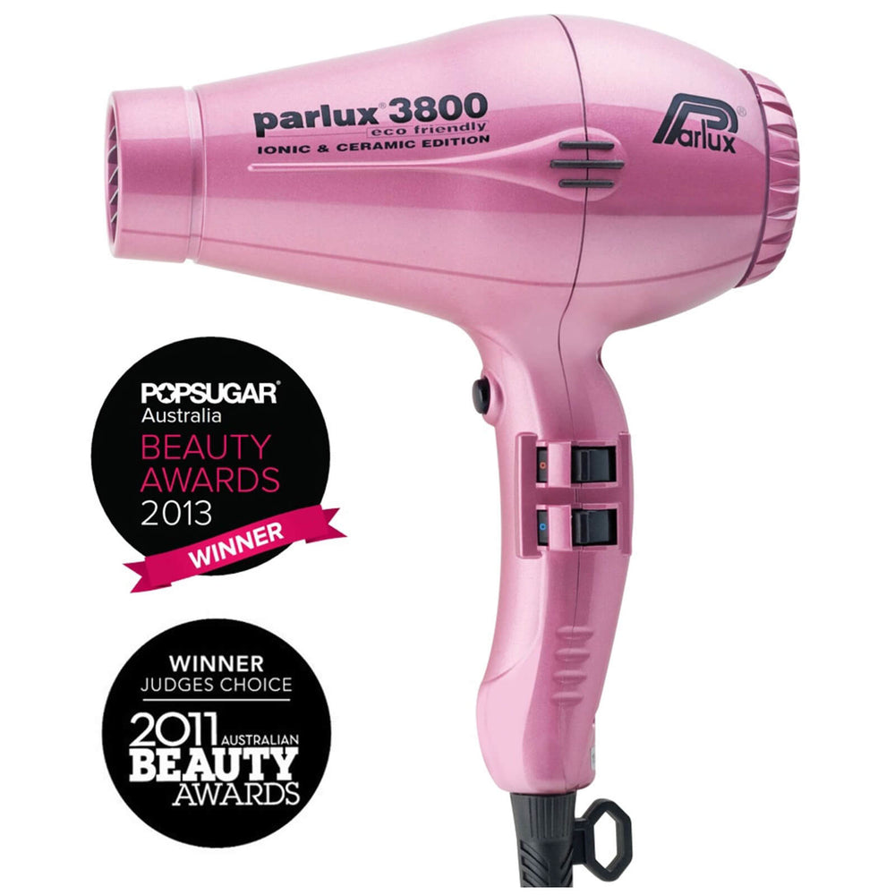 Parlux Parlux 3800 Eco Friendly Hair Dryer 2100W - Pink Hair Care
