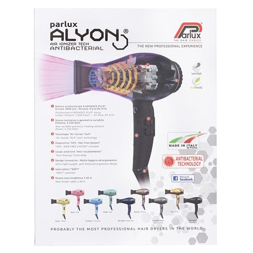 Parlux Parlux Alyon Air Ionizer Tech Hair Dryer - Black Hair Dryers