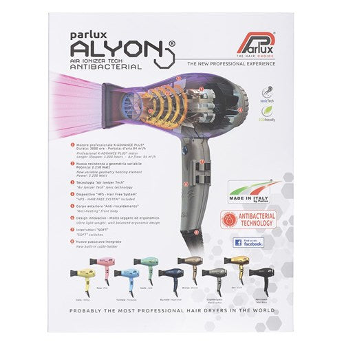 Parlux Parlux Alyon Air Ionizer Tech Hair Dryer - Graphite Hair Dryers