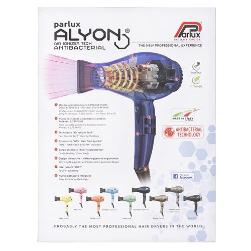 Parlux Parlux Alyon Air Ionizer Tech Hair Dryer - Midnight Blue Hair Dryers