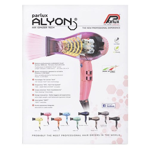 Parlux Parlux Alyon Air Ionizer Tech Hair Dryer - Pink Hair Dryers