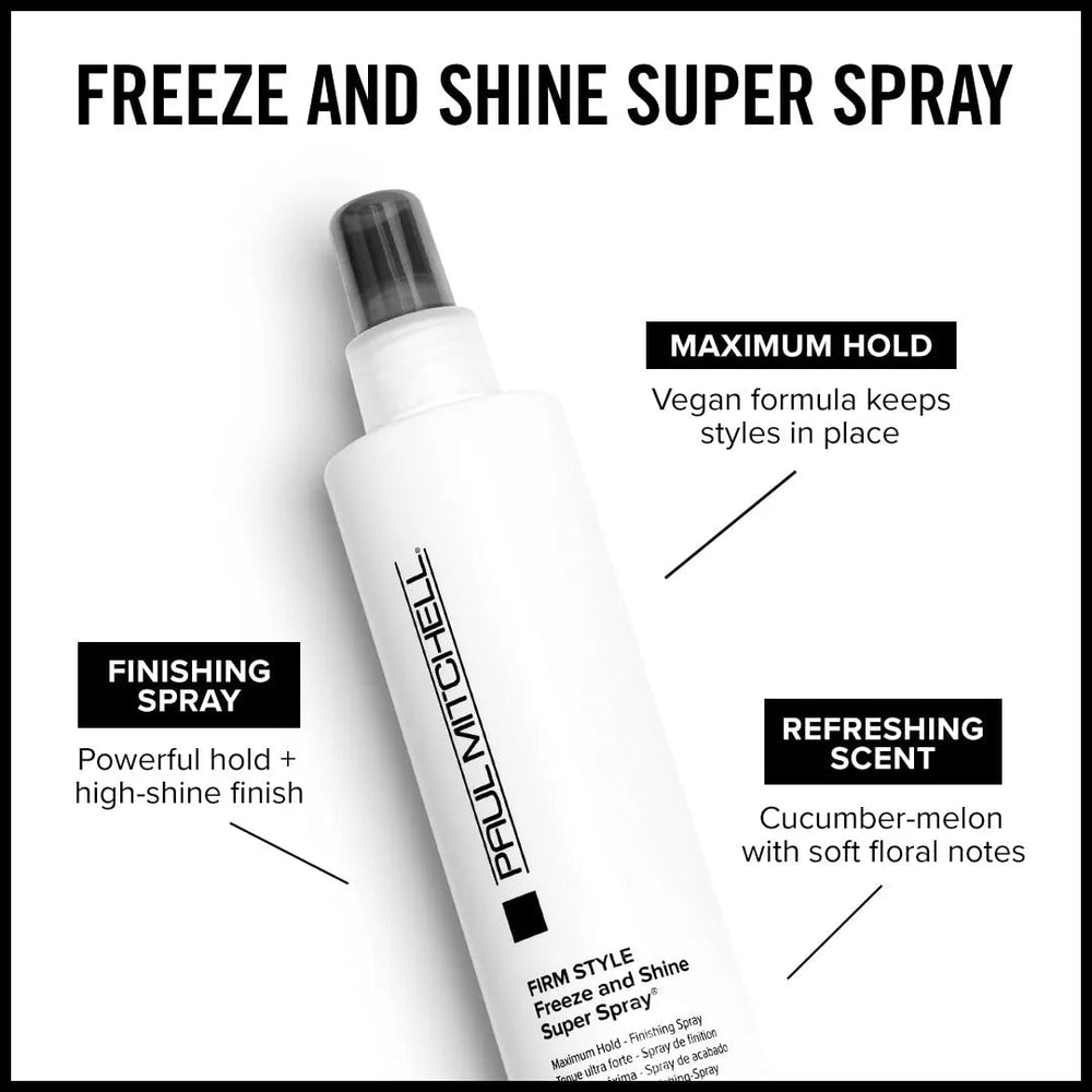 Paul Mitchell Paul Mitchell Freeze and Shine Super Spray 250ml Hair Styling Products