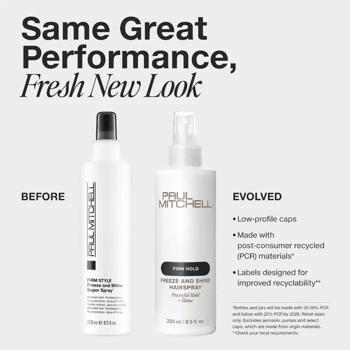 Paul Mitchell Paul Mitchell Freeze & Shine Hairspray 250ml Hair Styling Products