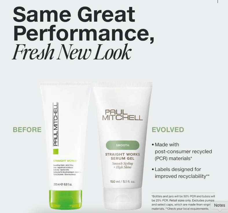 Paul Mitchell Paul Mitchell Straight Works Serum Gel 150ml Hair Styling Products