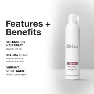 Paul Mitchell Paul Mitchell Volume Extra Body Hairspray 315ml Hair Styling Products