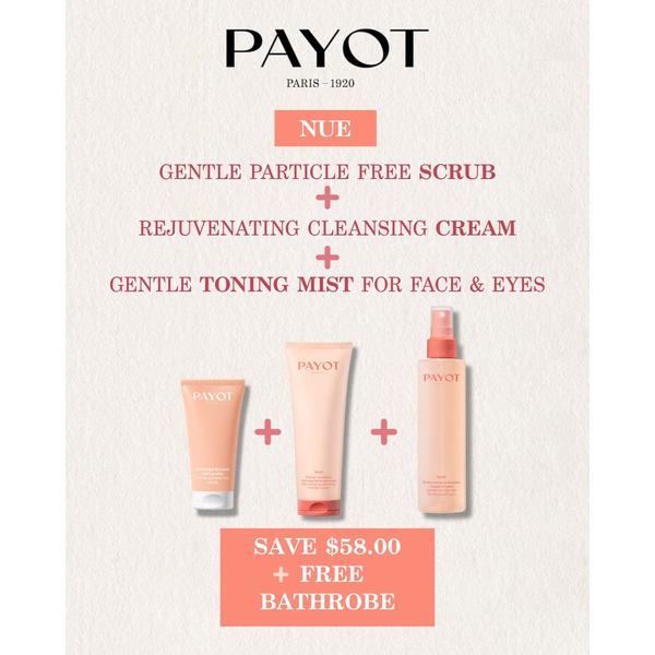 PAYOT PAYOT NUE Holiday Value Bundle Pack + Luxe Spa Bathrobe Beauty Sets & Kits