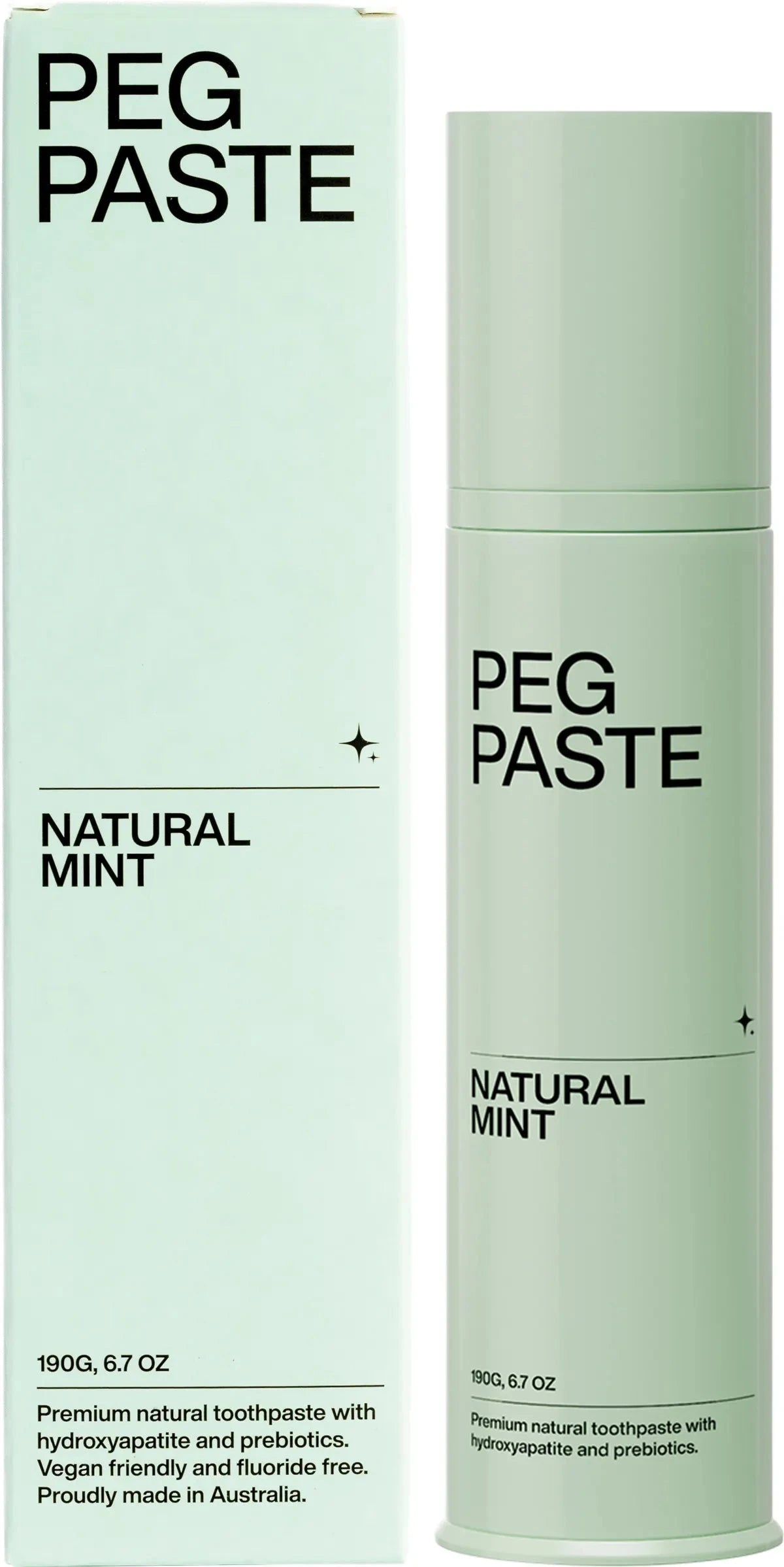 Peg Paste Peg Paste Toothpaste - N001 - Natural Mint 190g