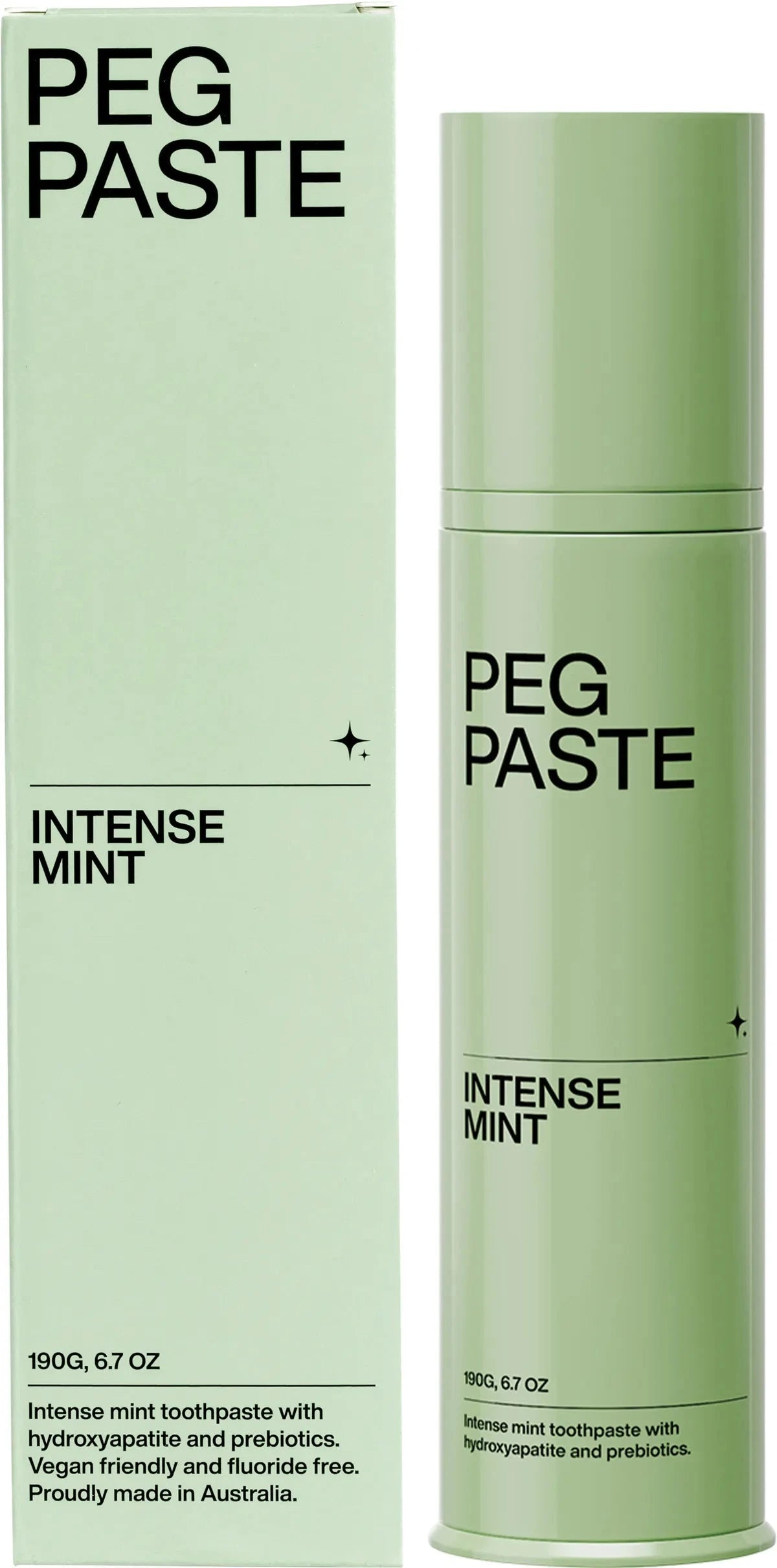 Peg Paste Peg Paste Toothpaste - N002 - Intense Mint 190g