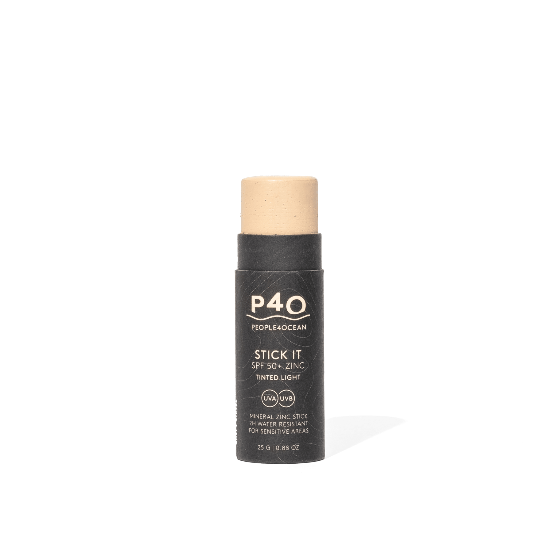 people4ocean People4ocean SPF 50+ Zinc STICK IT Tinted Light Sunscreen Stick 25g Face Sun Care