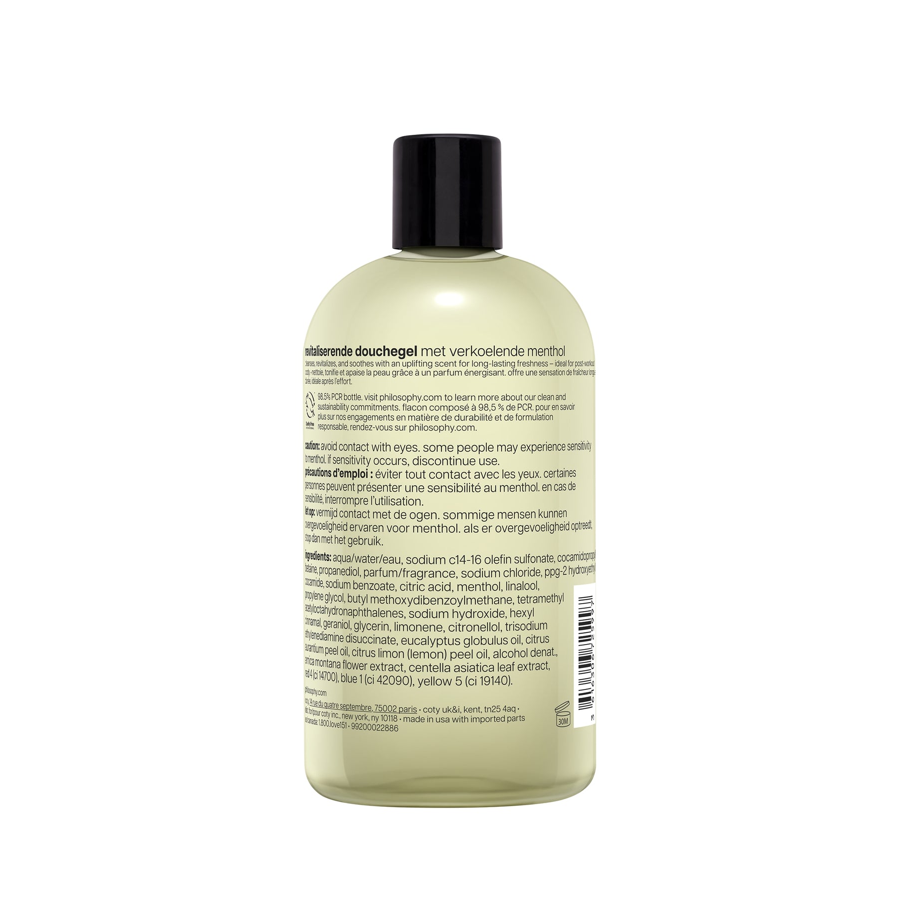 Philosophy Philosophy Eucalyptus Breeze Revitalizing Shower Gel 480ml Body Wash