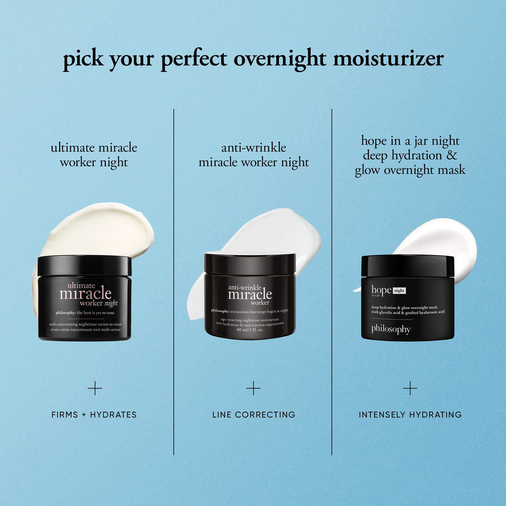 Philosophy Philosophy Hope In A Jar Deep Hydration & Glow Overnight Mask 60ml Facial Masks