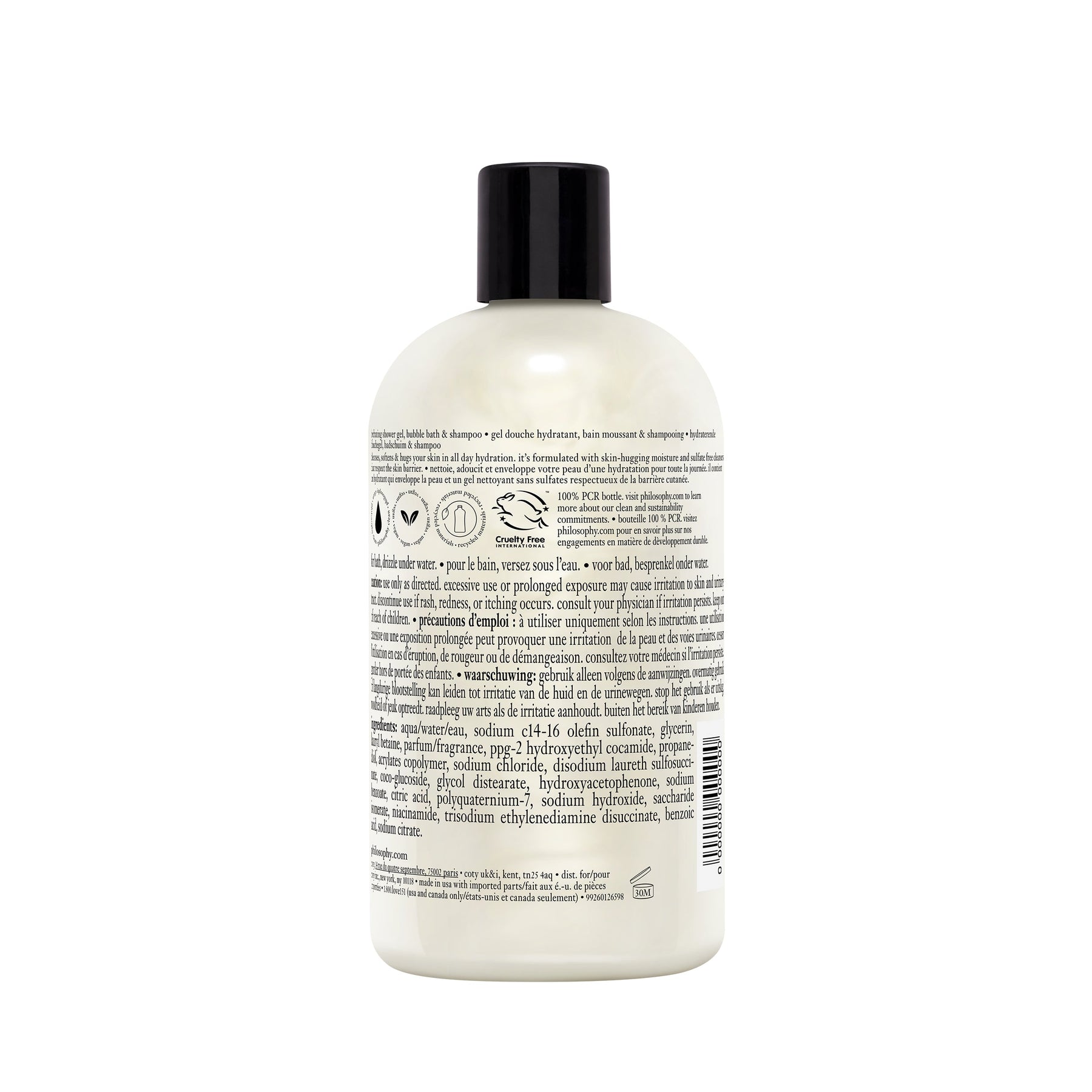 Philosophy Philosophy Hydrating Shower Gel Fresh Cream & Mint 480ml Hair & Body Wash