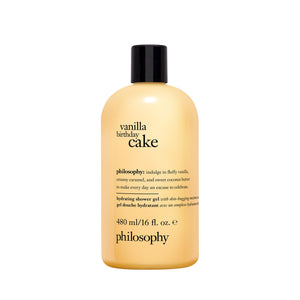 Philosophy Philosophy Hydrating Shower Gel Vanilla Birthday Cake 480ml Hair & Body Wash