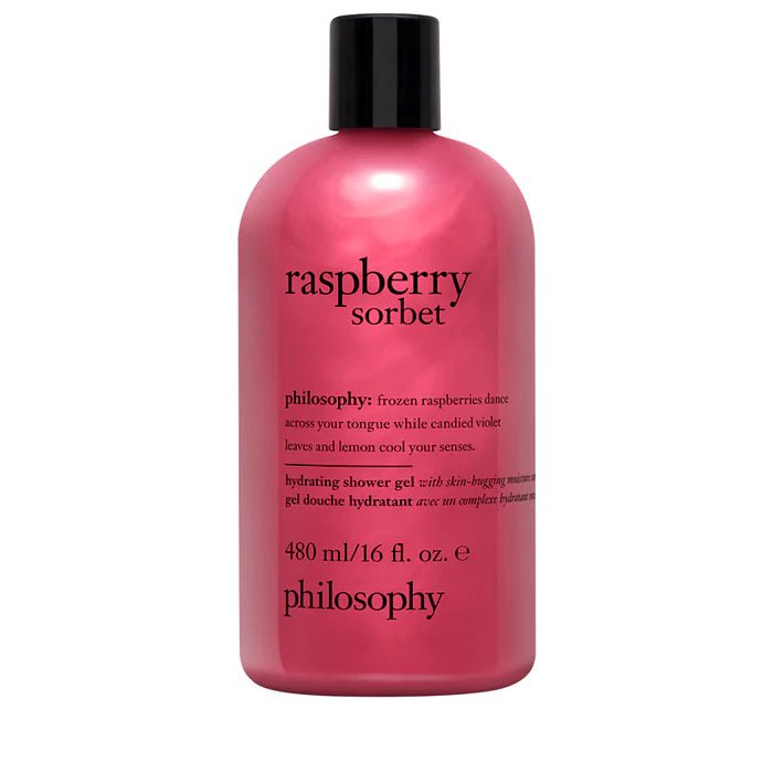 Philosophy Philosophy Raspberry Sorbet Shampoo, Shower Gel and Bubble Bath 480ml Hair & Body Wash