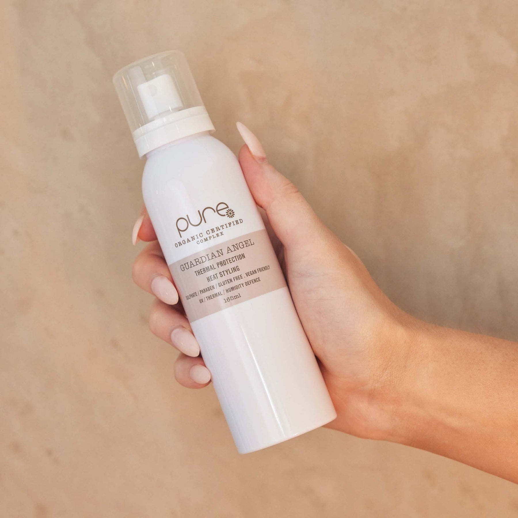 PURE Pure Guardian Angel Thermal Protection Mist 165ml Hair Care