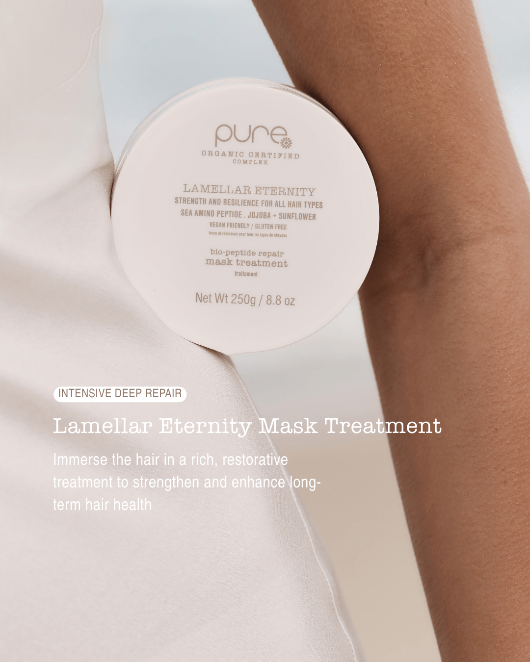 Pure Pure Lamellar Eternity Bio-Peptide Repair Mask Treatment 250ml Hair Mask