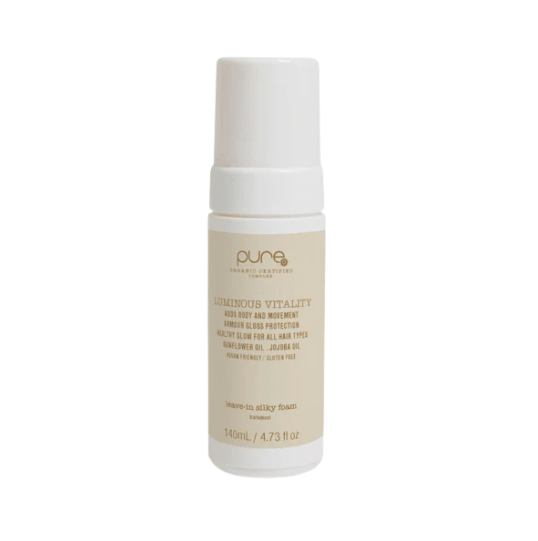 Pure Pure Luminous Vitality Foam 140ml Hair Styling Products