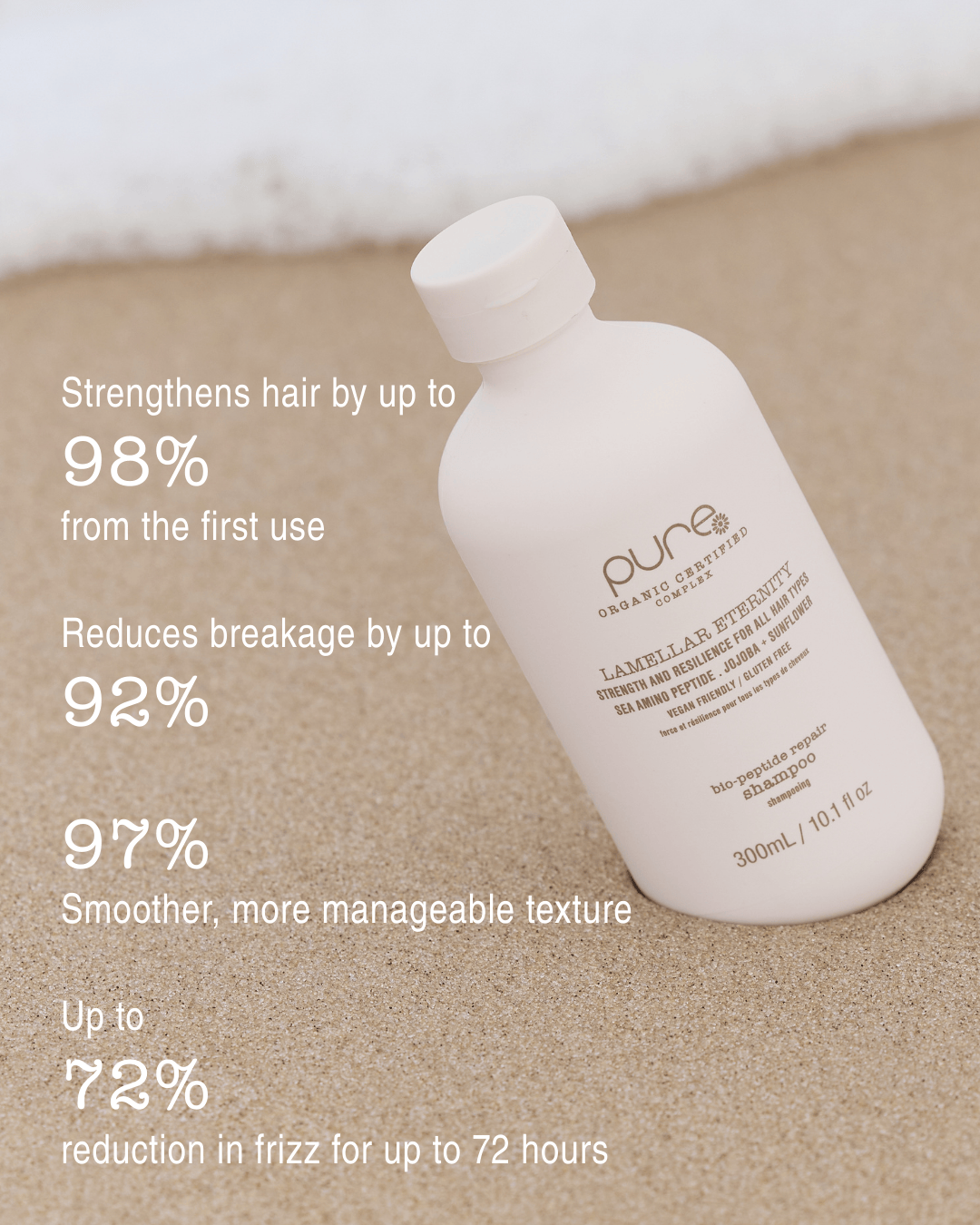 Pure Pure Lamellar Eternity Bio-Peptide Repair Shampoo 300ml Shampoo