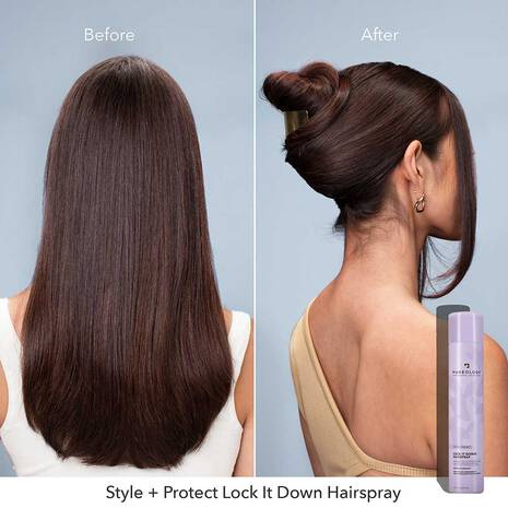 Pureology Pureology Style + Protect Lock It Down Hairspray 312g Hair Styling Products