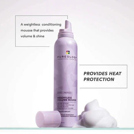 Pureology Pureology Style + Protect Weightless Volume Mousse 241g Hair Styling Products