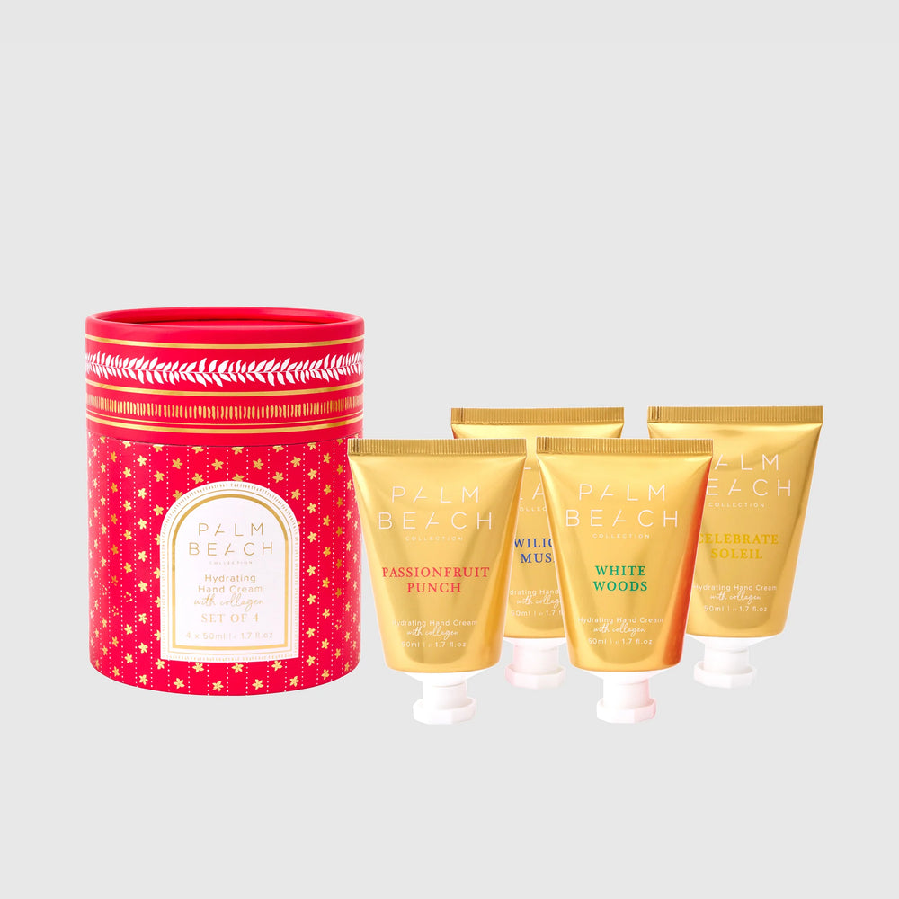 Palm Beach Collection Hydrating Hand Cream Collection 4x50ml