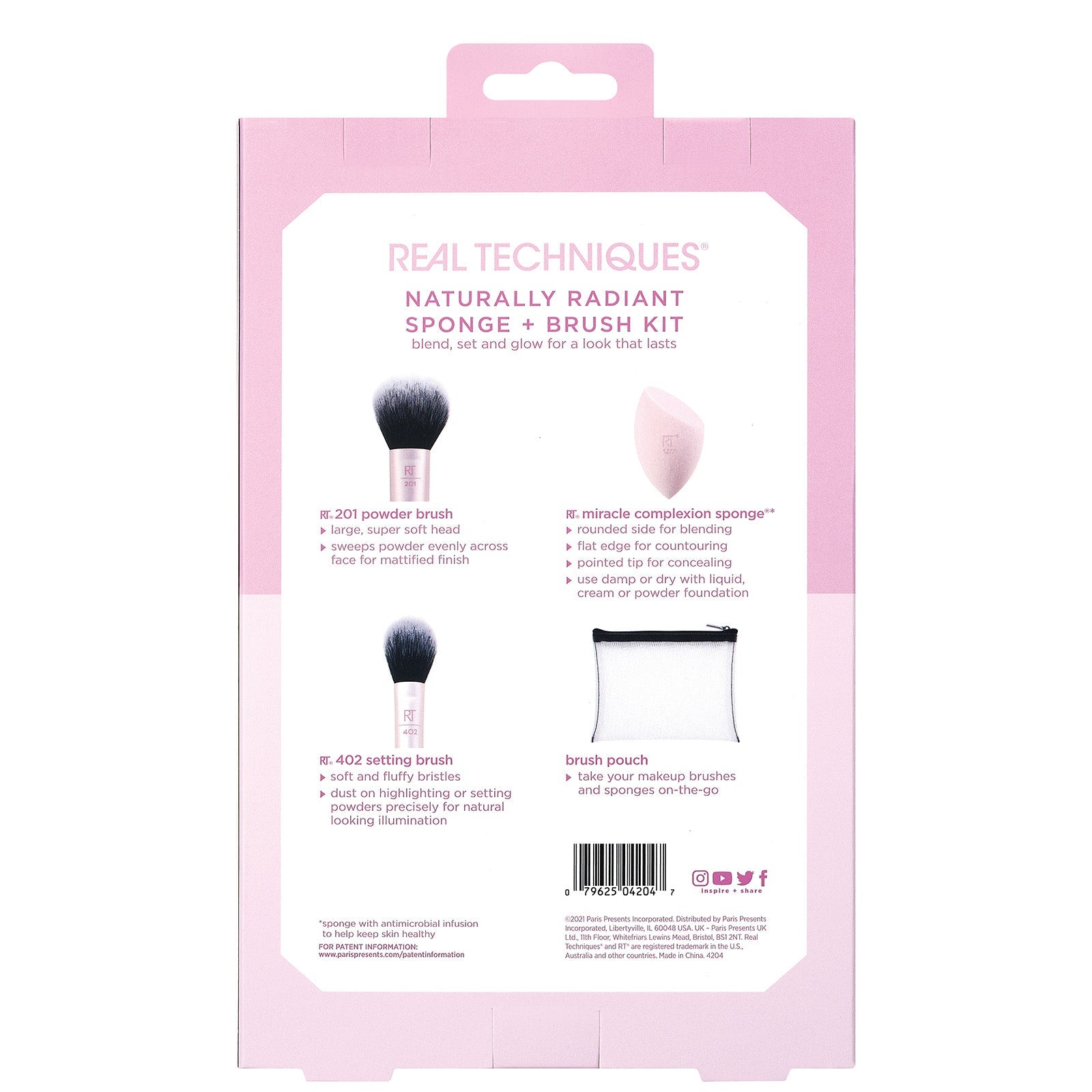 Real Techniques Real Techniques Naturally Radiant Sponge and Brush Kit Beauty Sets & Kits