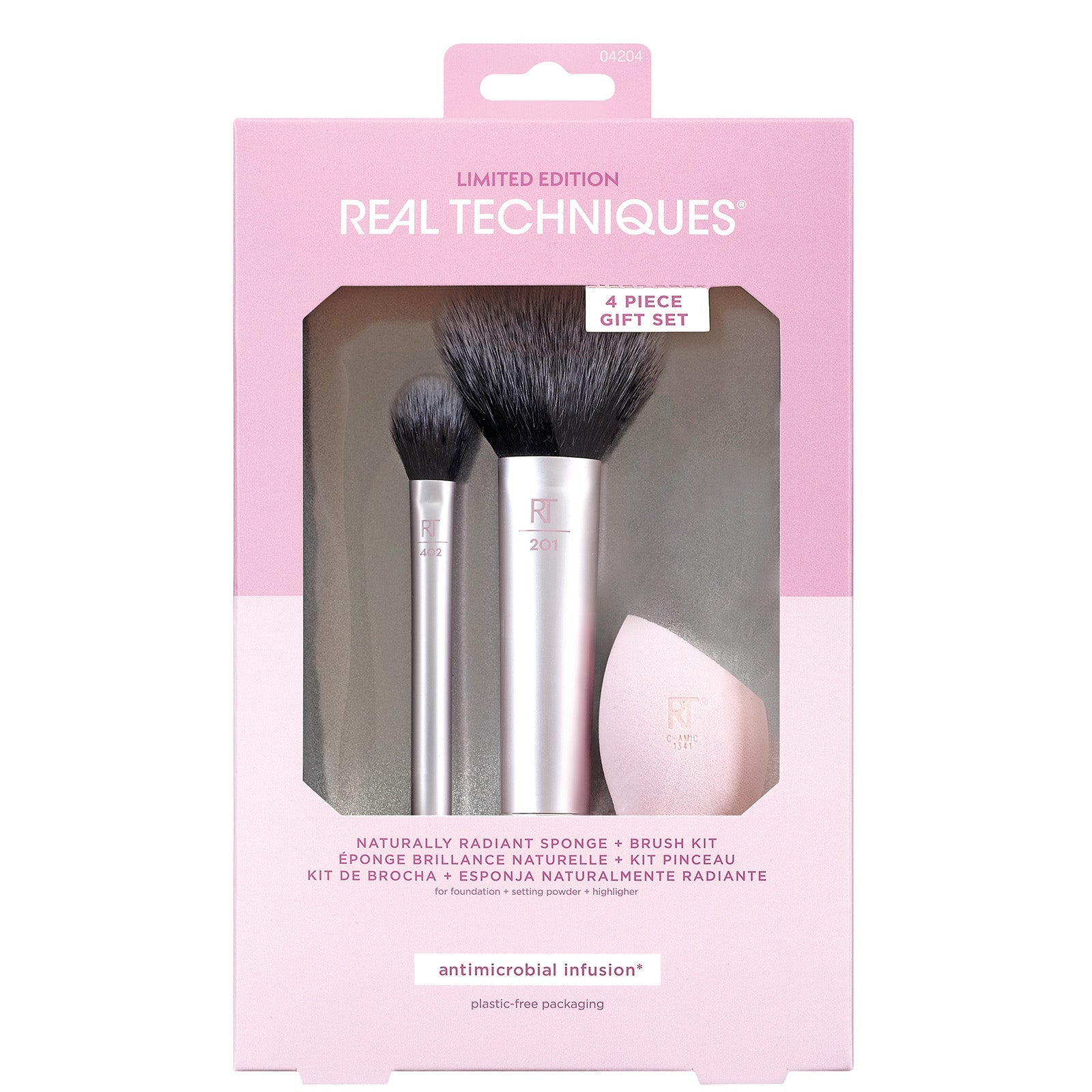 Real Techniques Real Techniques Naturally Radiant Sponge and Brush Kit Beauty Sets & Kits