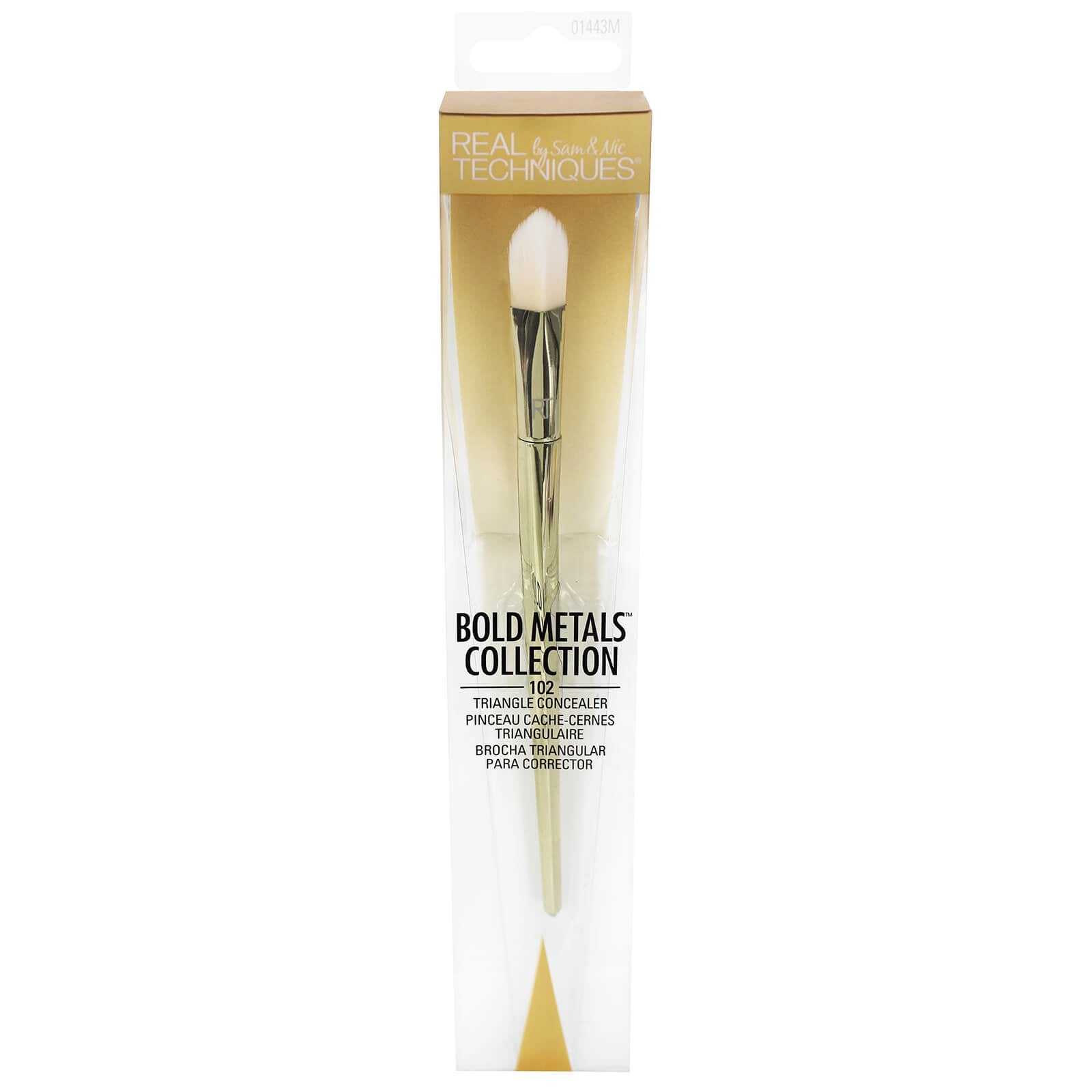 Real Techniques Real Techniques Bold Metals Triangle Concealer Brush Cosmetics